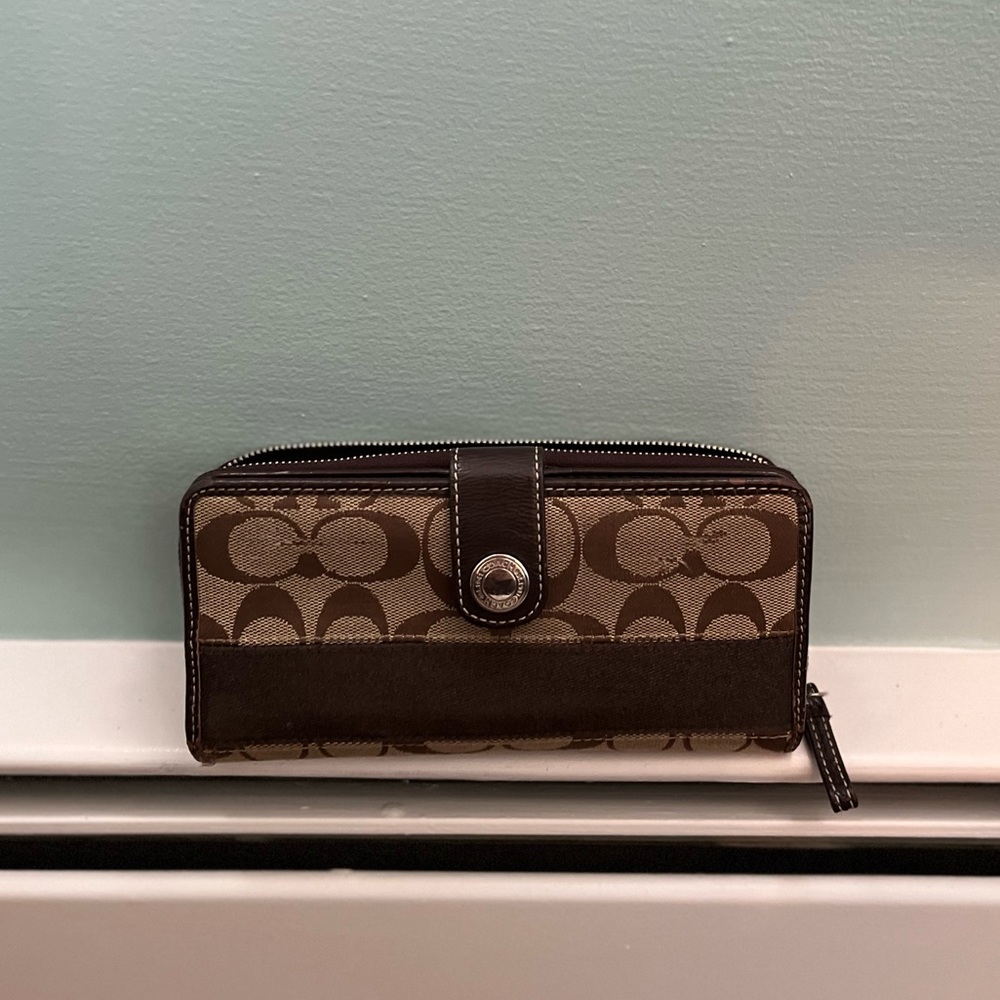 Coach Brown/Tan Wallet
